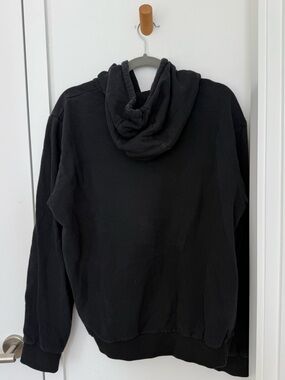 Black Hooded Fendi Sweatshirt with Subtle Eye Logo